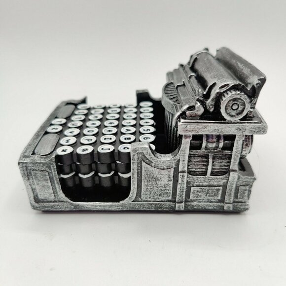 Retro Typewriter Theme Beverage Coaster Set With 4 Coasters Gift for Writer - Picture 5 of 7